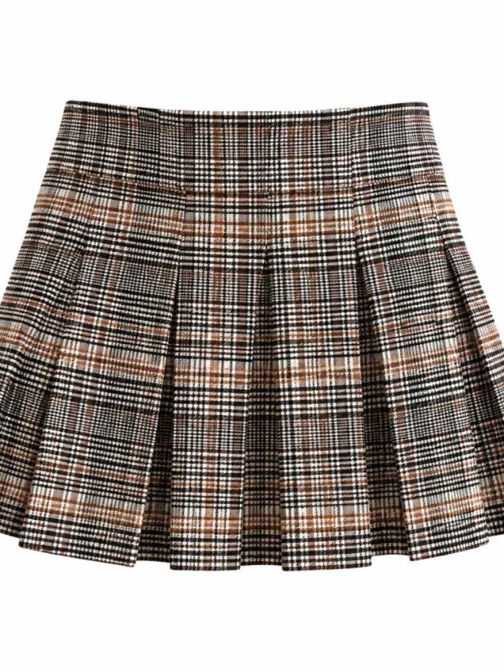 SMALL Plaid Pleated Skirt